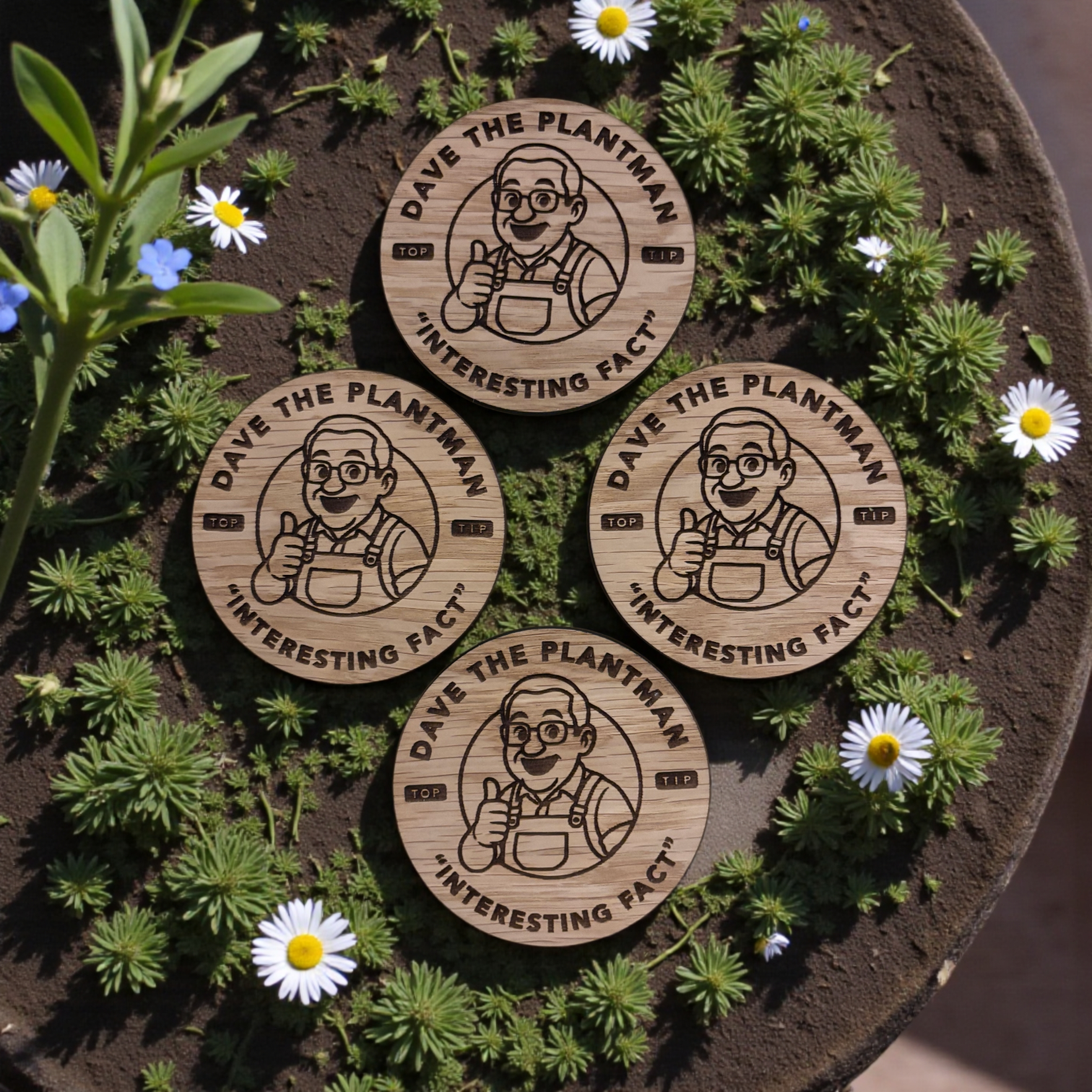 Dave The Plant Man Coasters