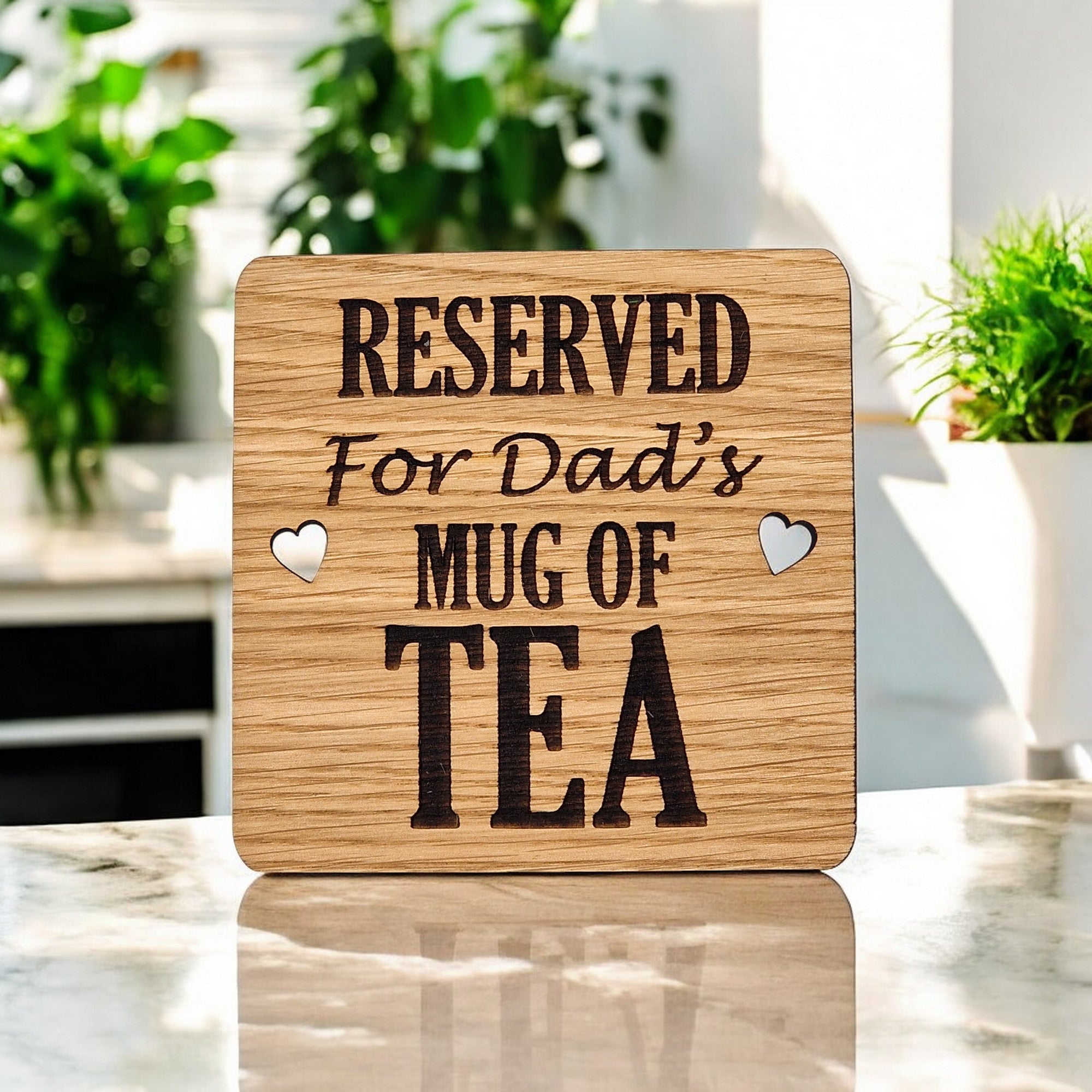 Reserved For Dads Tea coaster