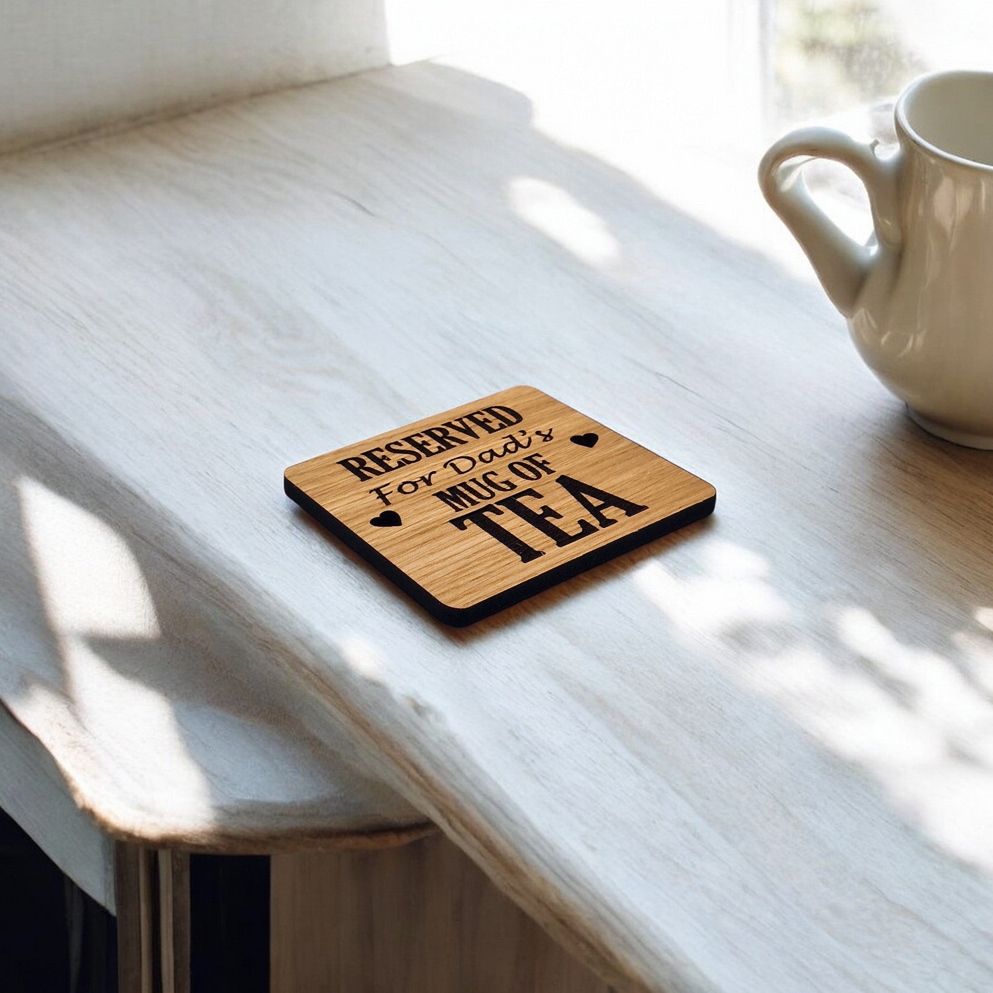 Reserved For Dads Tea coaster