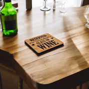 Reserved For Grandads Wine coaster