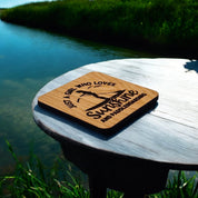 Just A Girl Who Loves Sunshine and Paddle Boarding Wooden Drinks Coaster