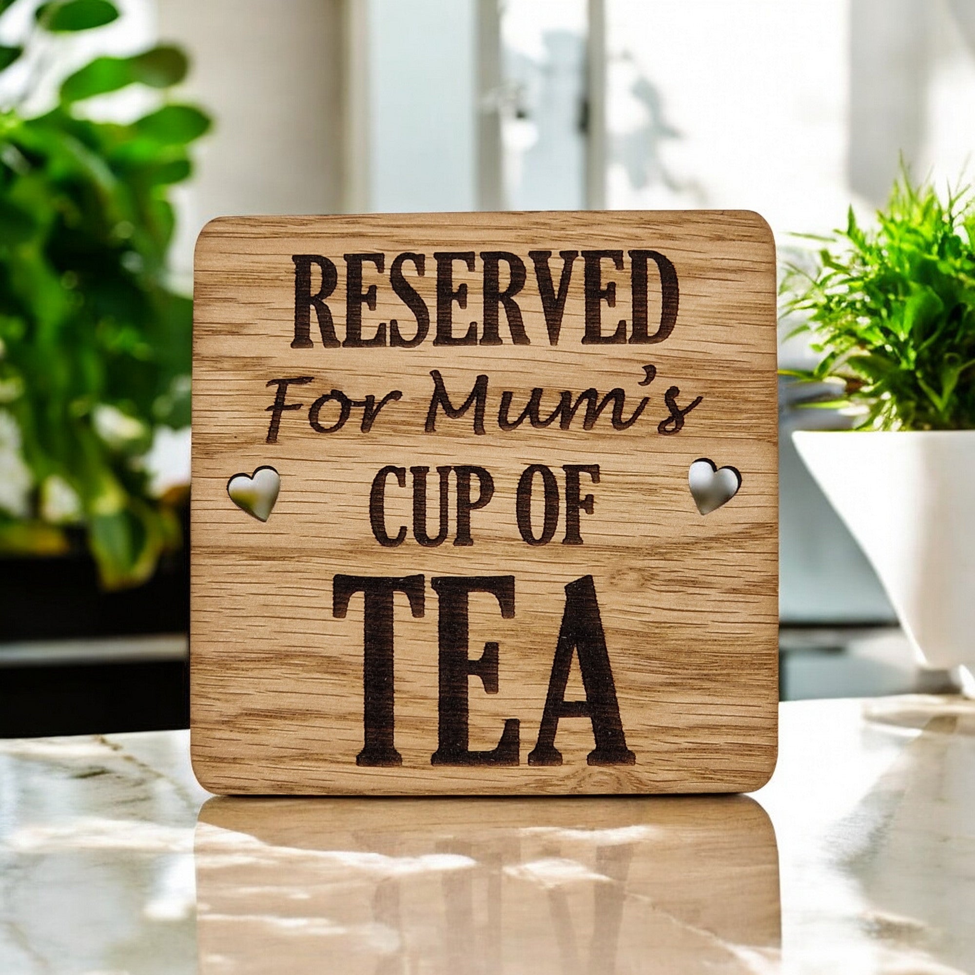 Reserved For Mums Tea coaster