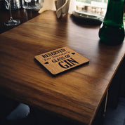Reserved For Nannas Gin coaster