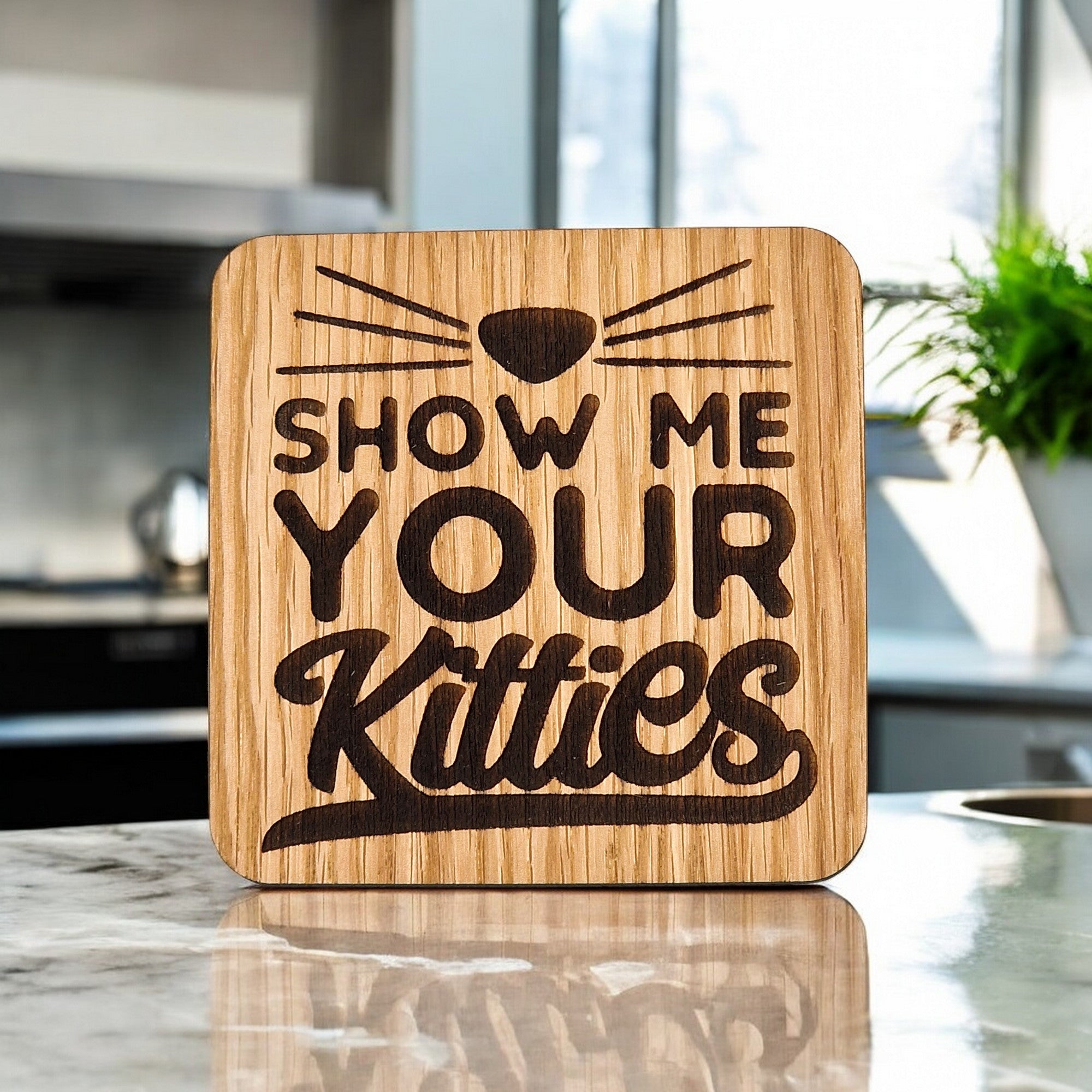 Show Me Your Kitties Coaster (Cat)