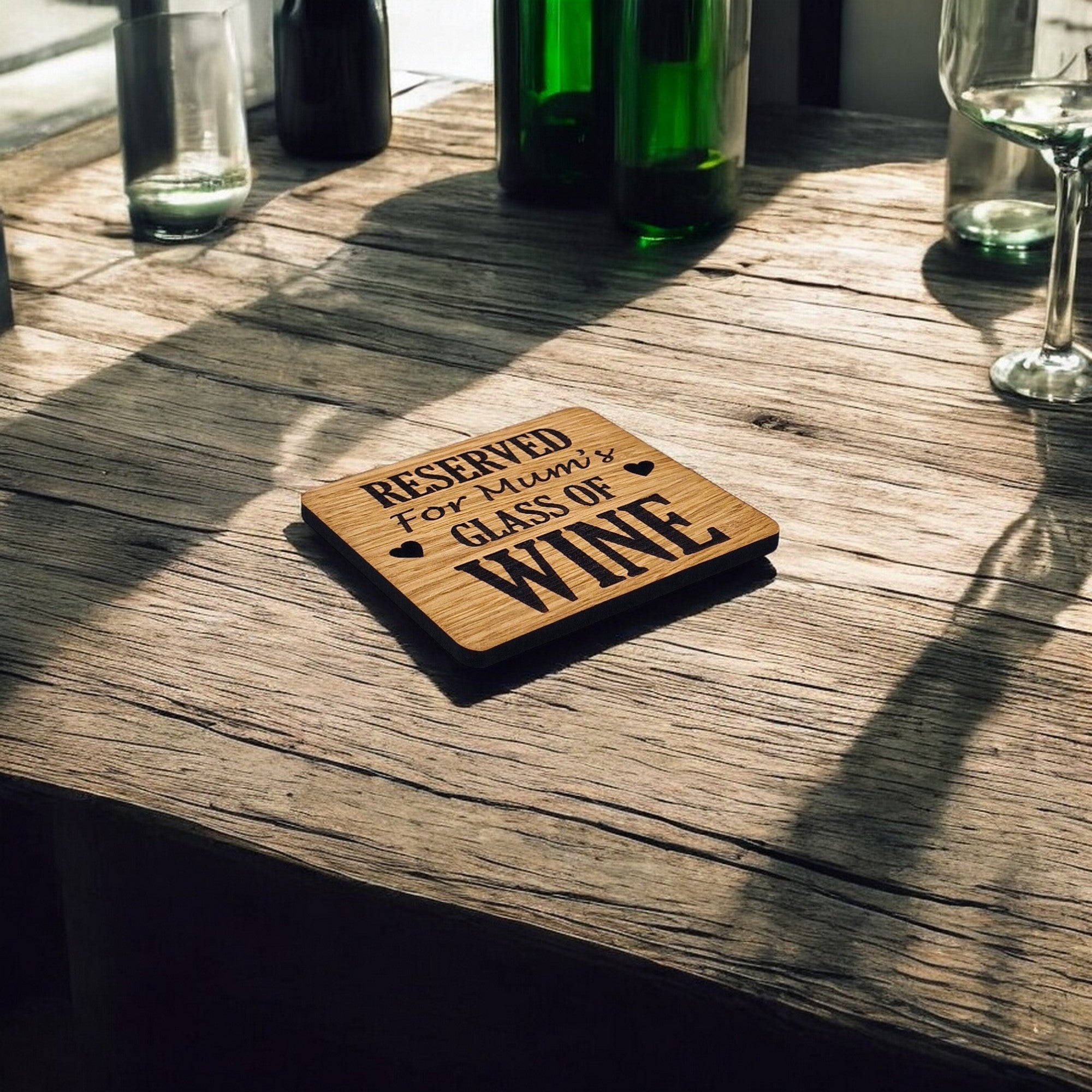 Reserved For Mums Wine coaster
