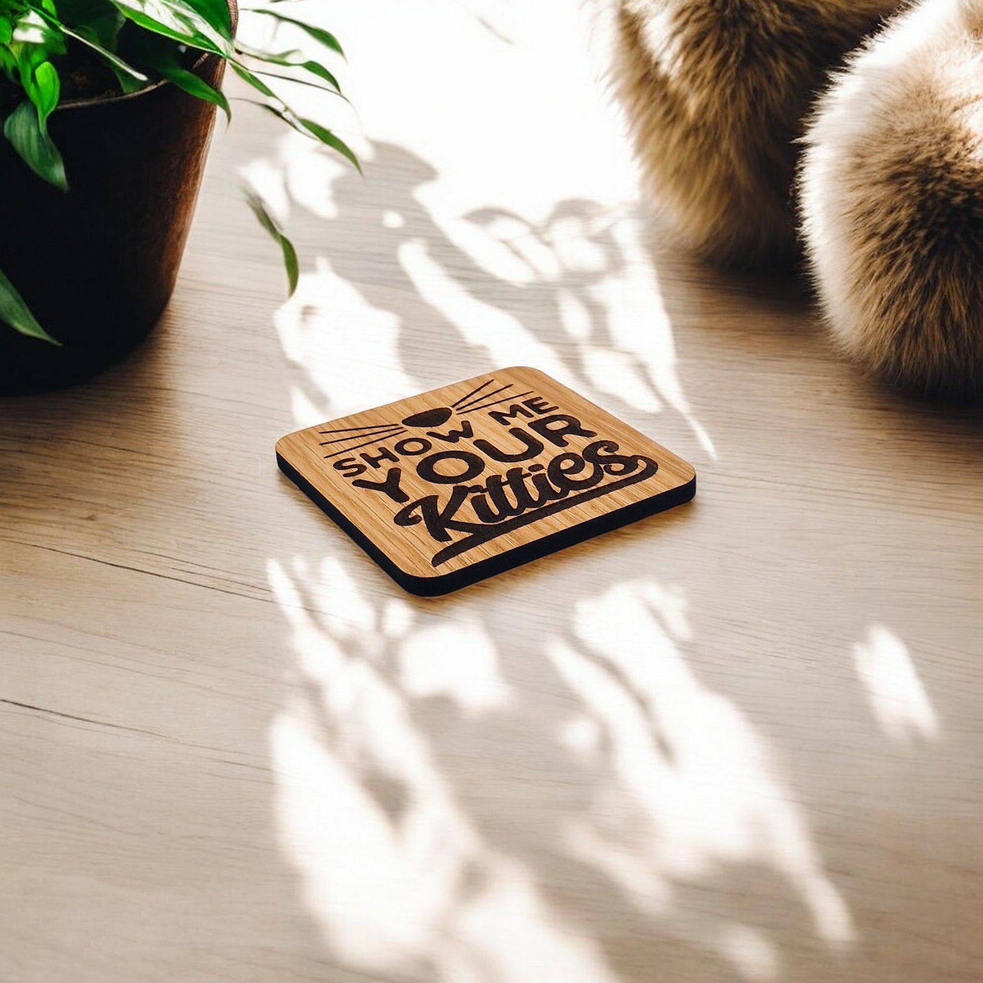 Show Me Your Kitties Coaster (Cat)