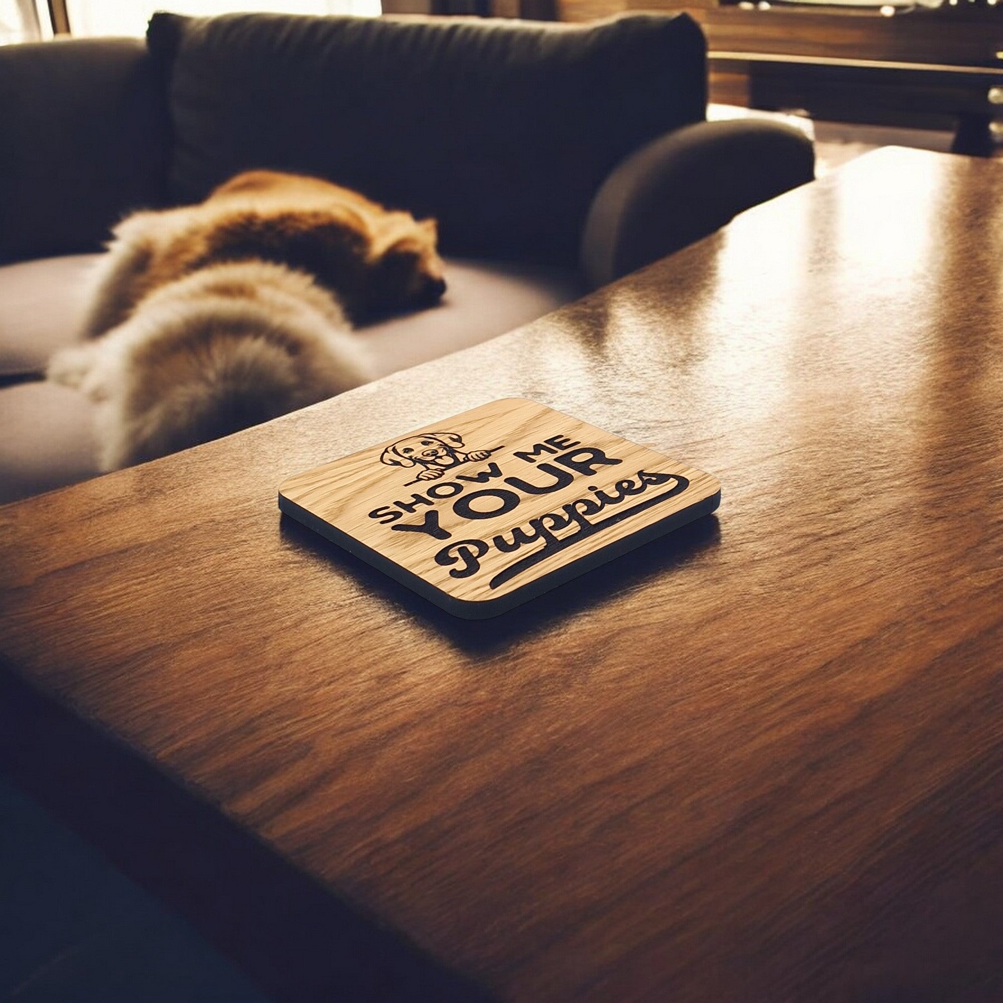 Show Me Your Puppies Coaster (Dog)
